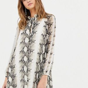 ASOS snake print dress